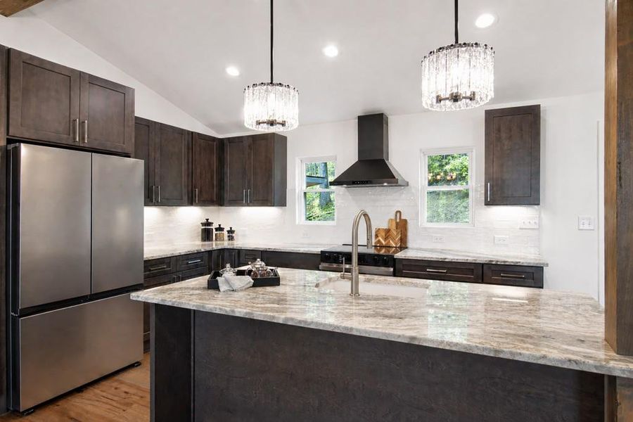 Furnished interior view inside a new home in , Blue Ridge (Image 36).