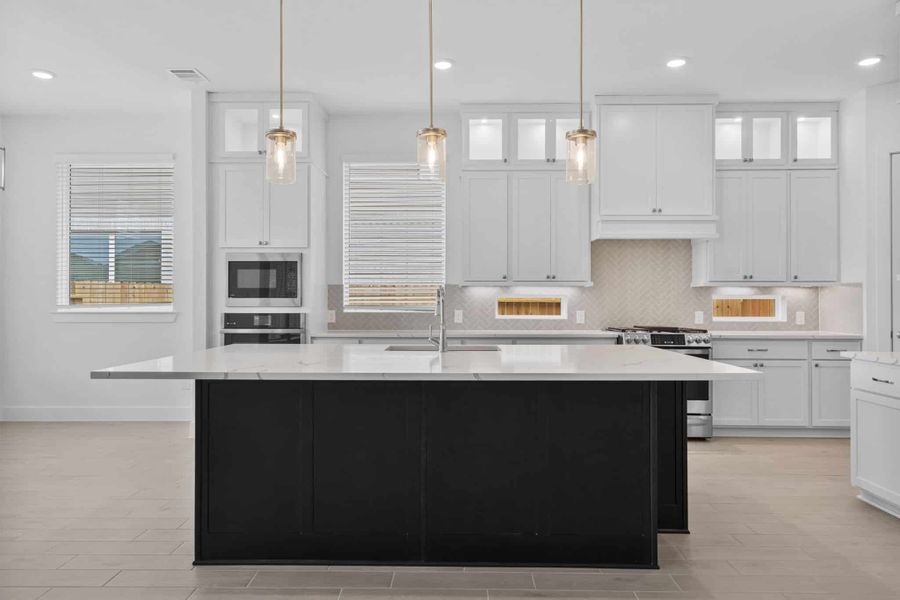 Furnished interior view inside a new home in Attwater 55s, Waller (Image 13).