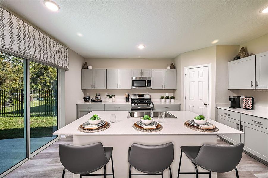 Furnished interior view inside a new home in Two Rivers, Zephyrhills (Image 2).