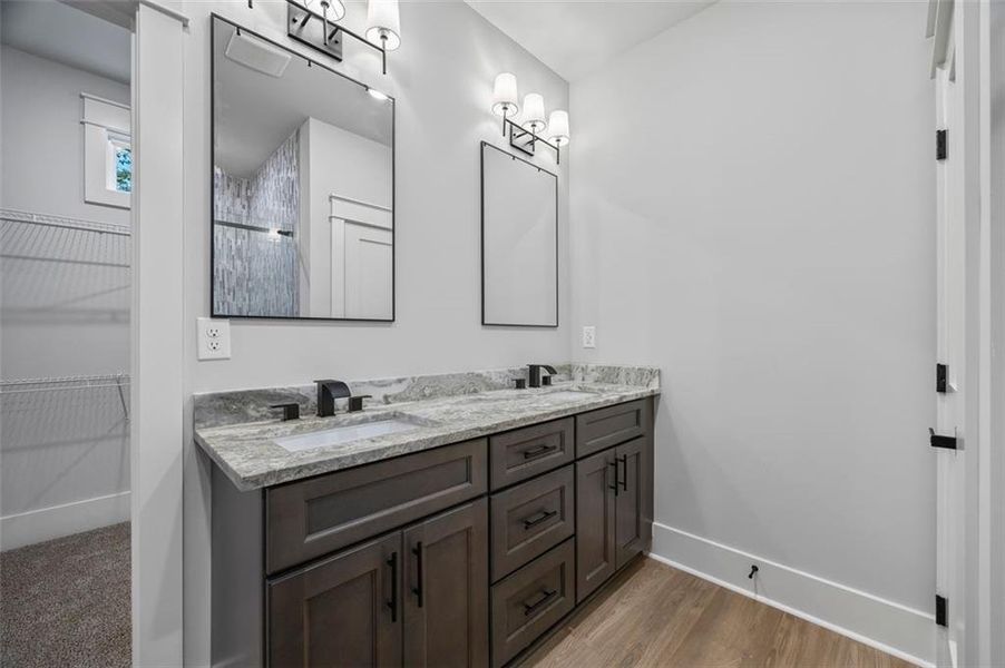 Furnished interior view inside a new home in , Monroe (Image 12).