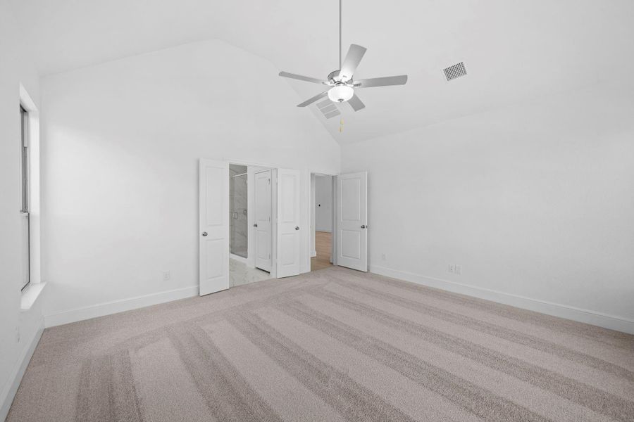 Spacious, unfurnished interior of a new home in Bridgeland, Cypress (Image 24).