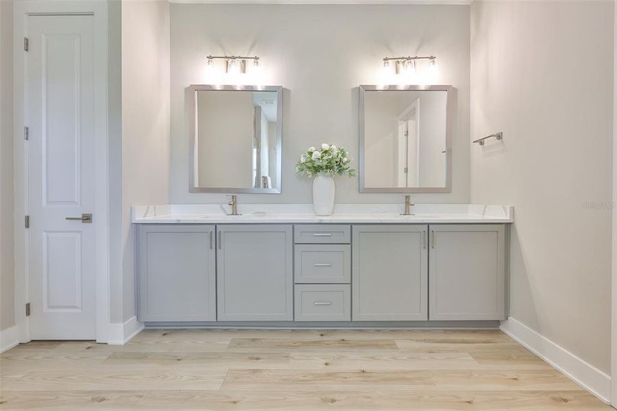 Furnished interior view inside a new home in Bella Terra, Hudson (Image 18).