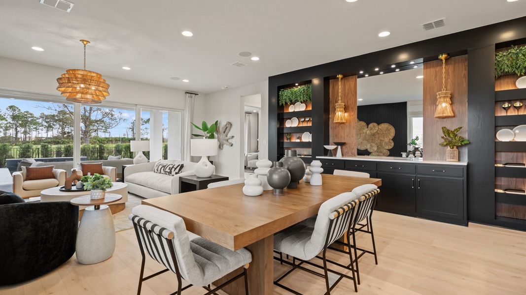 Furnished interior view inside a new home in Mandarin Grove, Palmetto (Image 9).