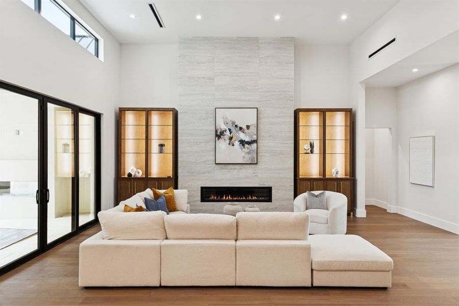 Furnished interior view inside a new home in , Keller (Image 12).