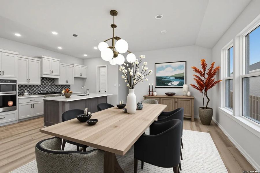 Furnished interior view inside a new home in Windsong, Boerne (Image 6).
