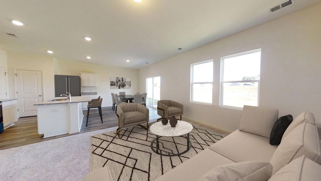 Furnished interior view inside a new home in Watson Hill, Summerville (Image 5).