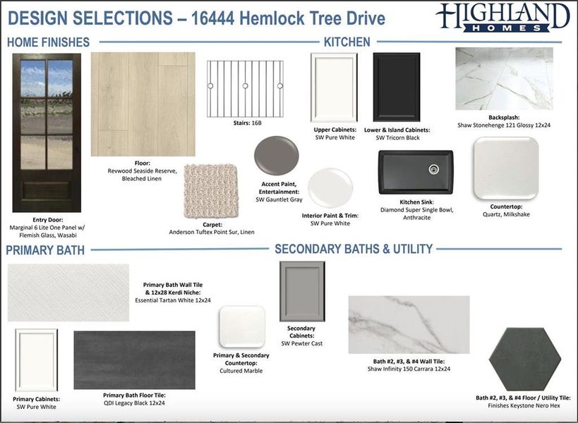 Design selections  16444 Hemlock Tree