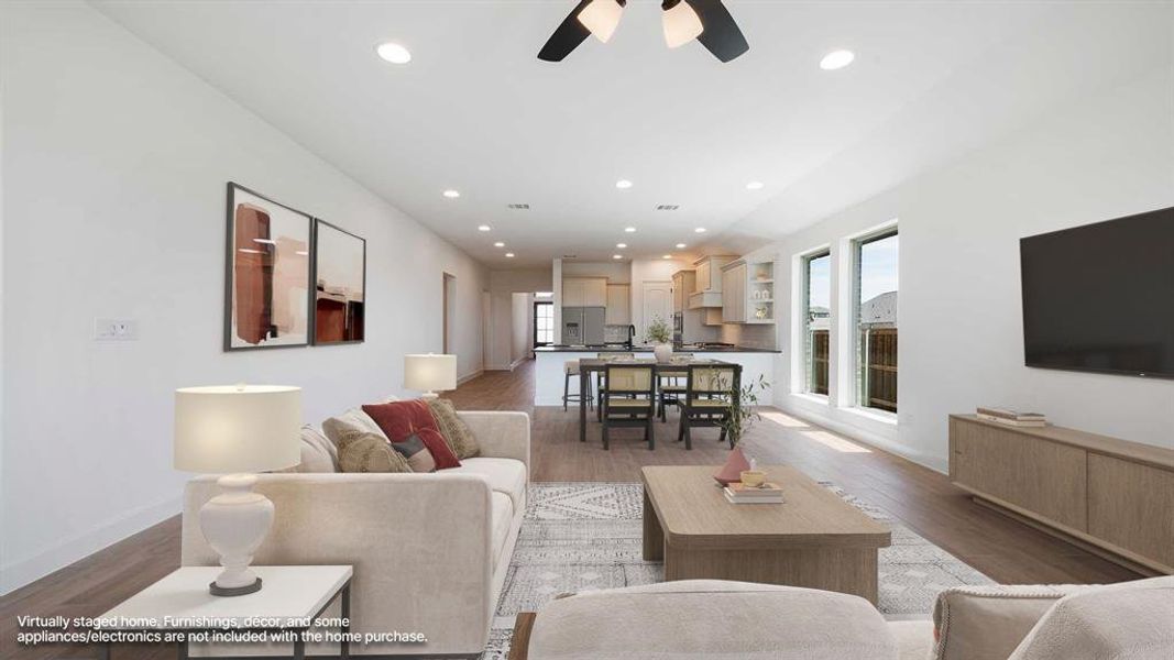 Furnished interior view inside a new home in Meraki, Forney (Image 11).