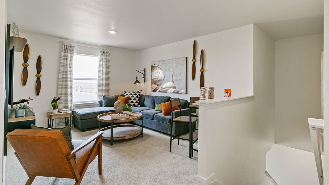 Furnished interior view inside a new home in Vista Meadows, Fort Lupton (Image 18).