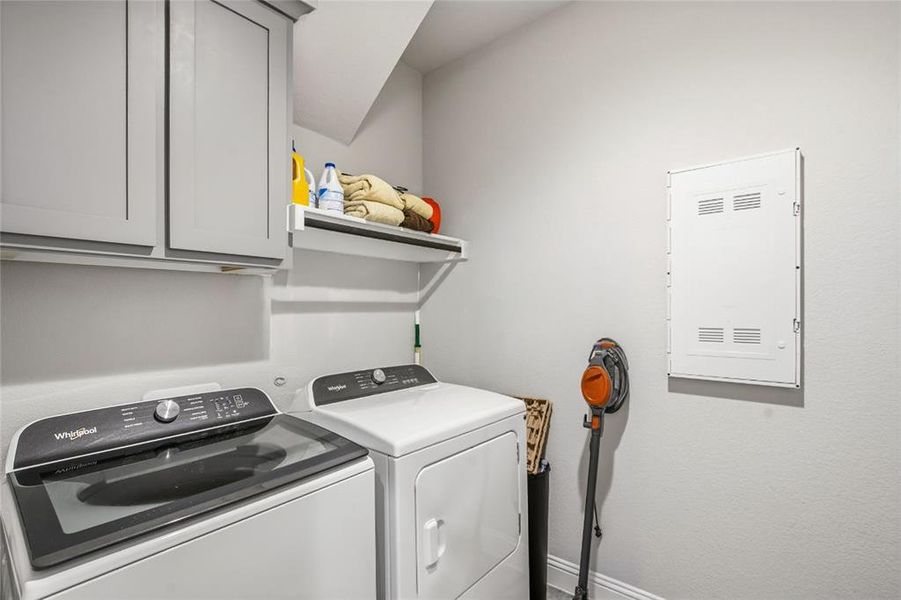 Furnished interior view inside a new home in , Denton (Image 10).