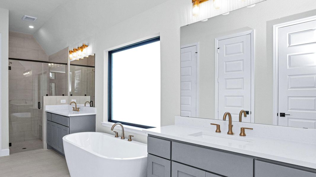 Furnished interior view inside a new home in Briarley, Montgomery (Image 10).