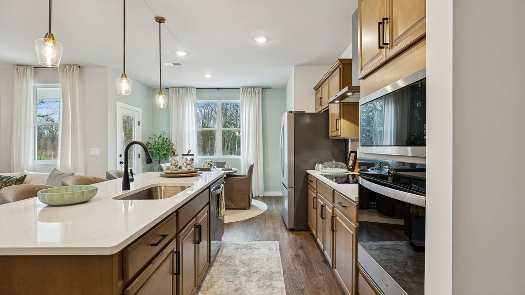 Furnished interior view inside a new home in Reserve at Hickory Ridge, Columbia (Image 18).