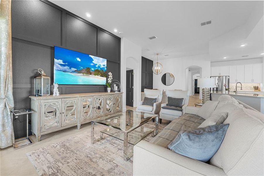 Furnished interior view inside a new home in , Punta Gorda (Image 7). Furnished interior view inside a new home in , Punta Gorda (Image 7).