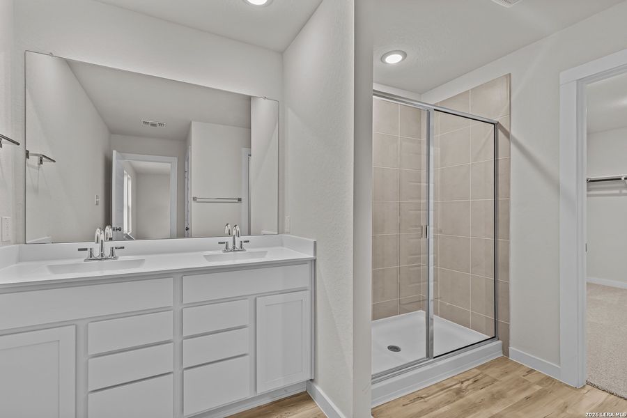 Furnished interior view inside a new home in Hacienda, San Antonio (Image 5).