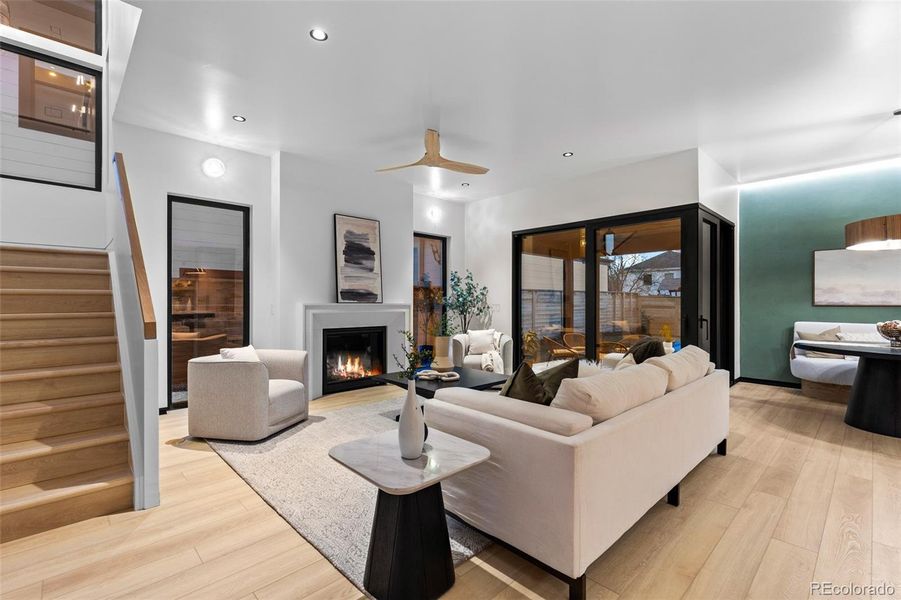 Furnished interior view inside a new home in , Denver (Image 5).