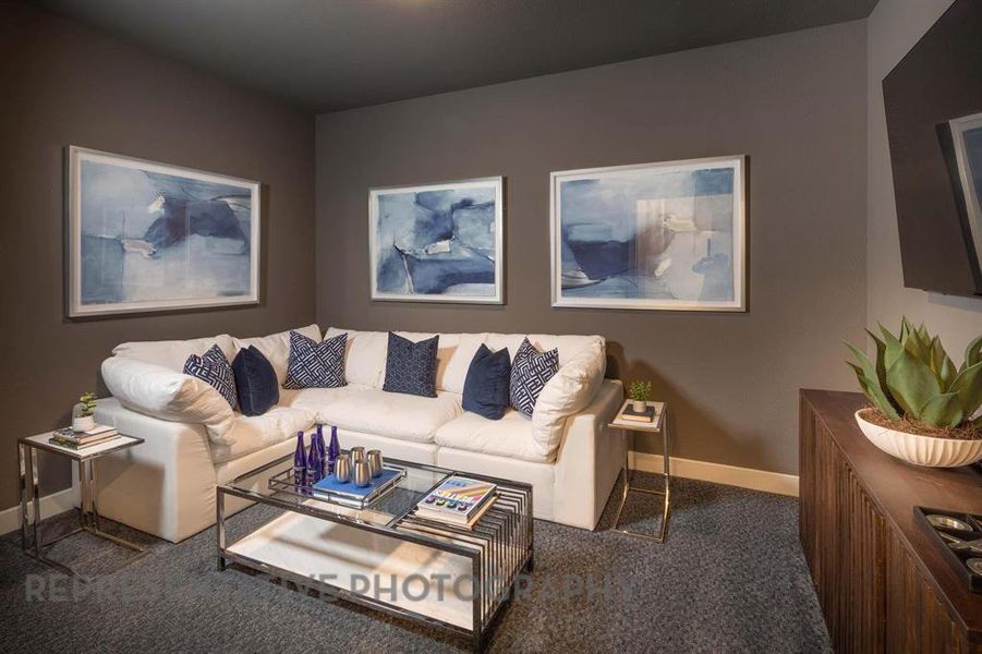 Furnished interior view inside a new home in Quail Hollow: 62ft. lots, Rockwall (Image 33). Furnished interior view inside a new home in Quail Hollow: 62ft. lots, Rockwall (Image 33).