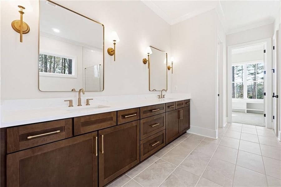 Furnished interior view inside a new home in , Marietta (Image 14).
