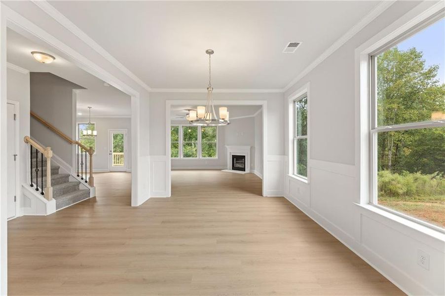 Spacious, unfurnished interior of a new home in Hellen Valley, Braselton (Image 35).