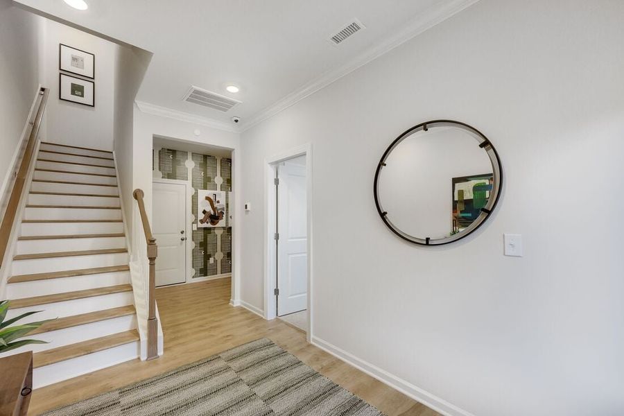 Representative interior finishes for a home built from the Cobblestone by Taylor Morrison in Buffalo Townes, Garner (Image 21).