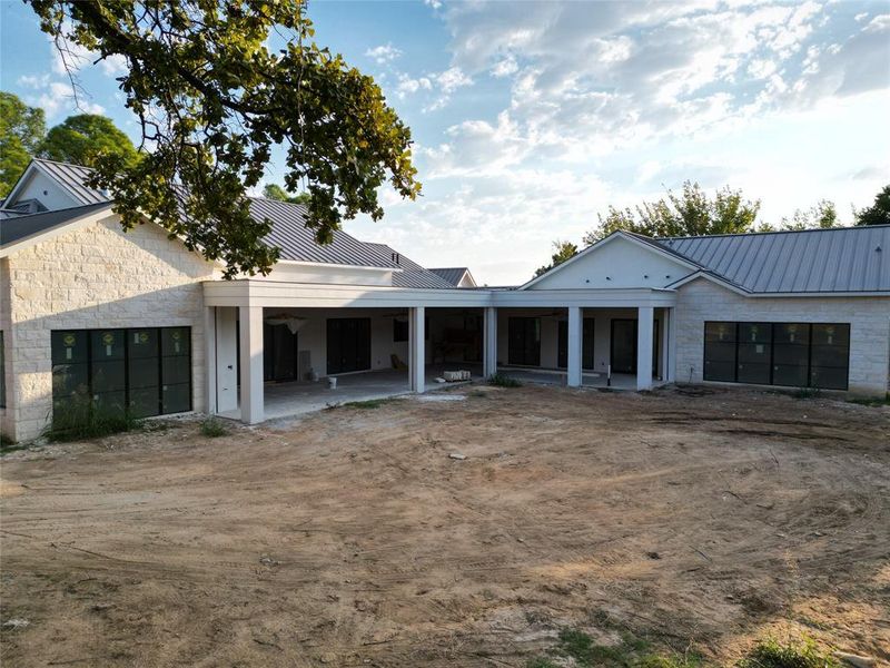 View of back of house