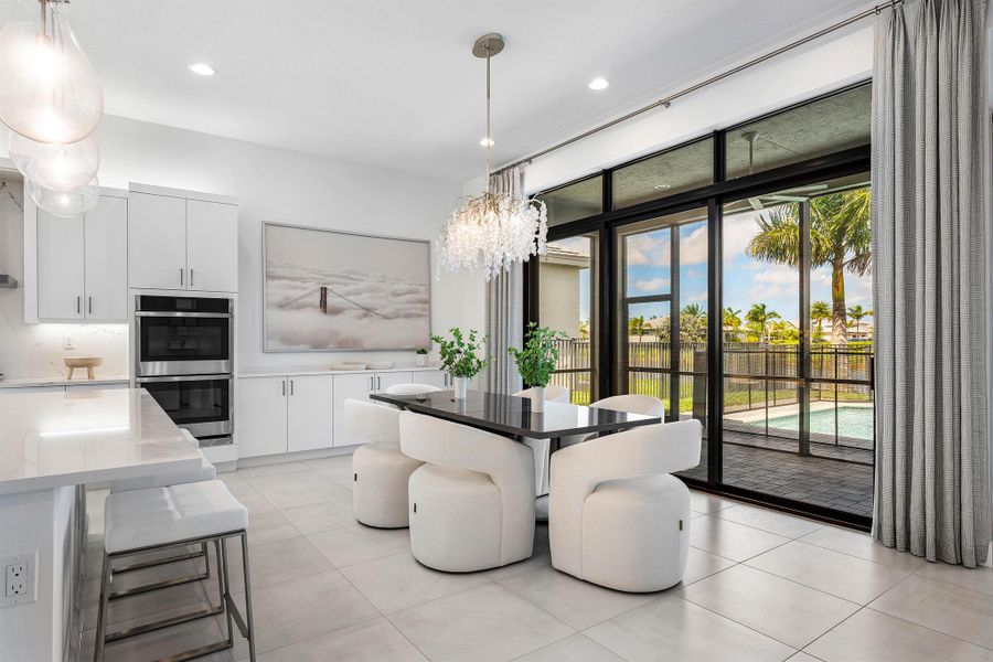 Furnished interior view inside a new home in Valencia Grand, Boynton Beach (Image 11). Furnished interior view inside a new home in Valencia Grand, Boynton Beach (Image 11).