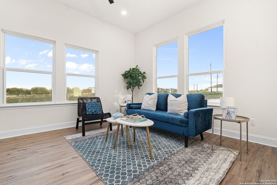 Furnished interior view inside a new home in , La Vernia (Image 13).