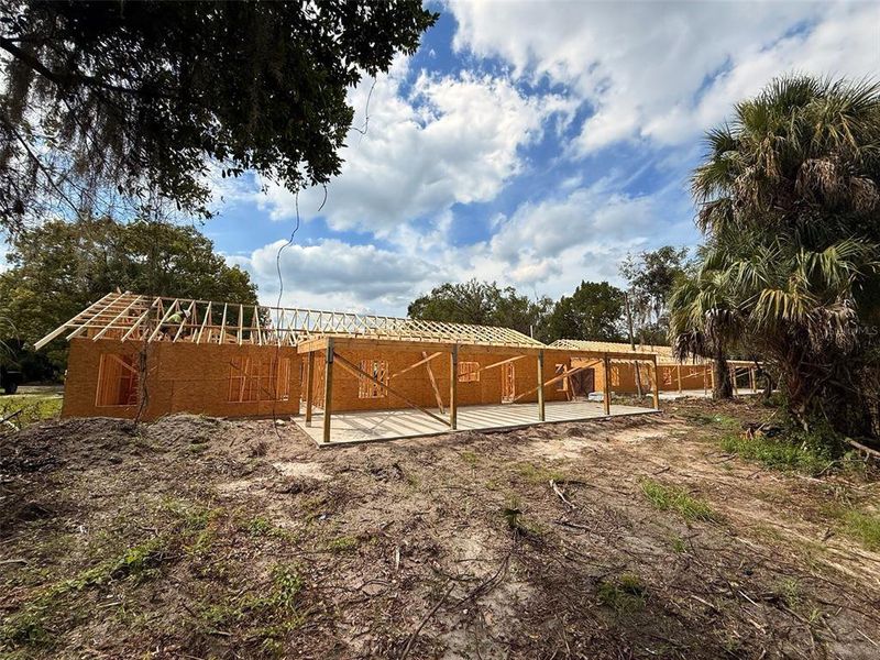 In-progress construction of a new home in , Palatka, FL (Image 3).