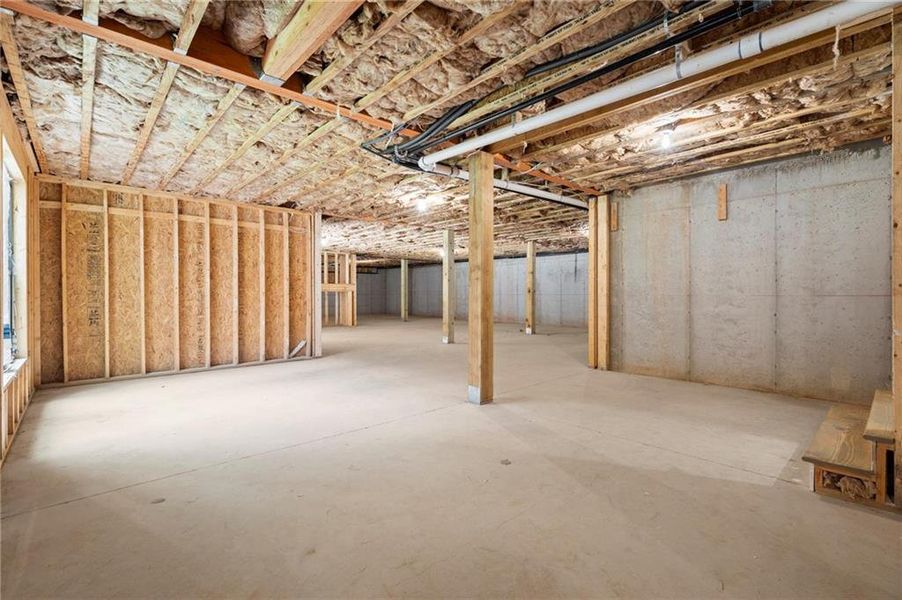 In-progress construction of a new home in , Ball Ground, GA (Image 59).