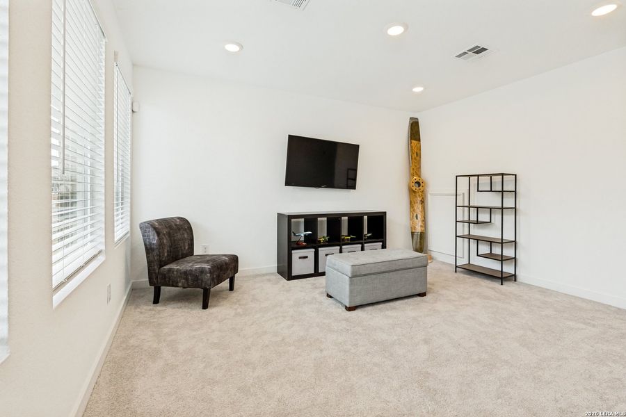 Furnished interior view inside a new home in Hidden Trails, Bulverde (Image 7).
