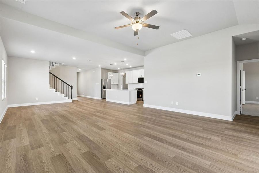 Spacious, unfurnished interior of a new home in Parks at Foster Crossing - Signature Series, Anna (Image 24).