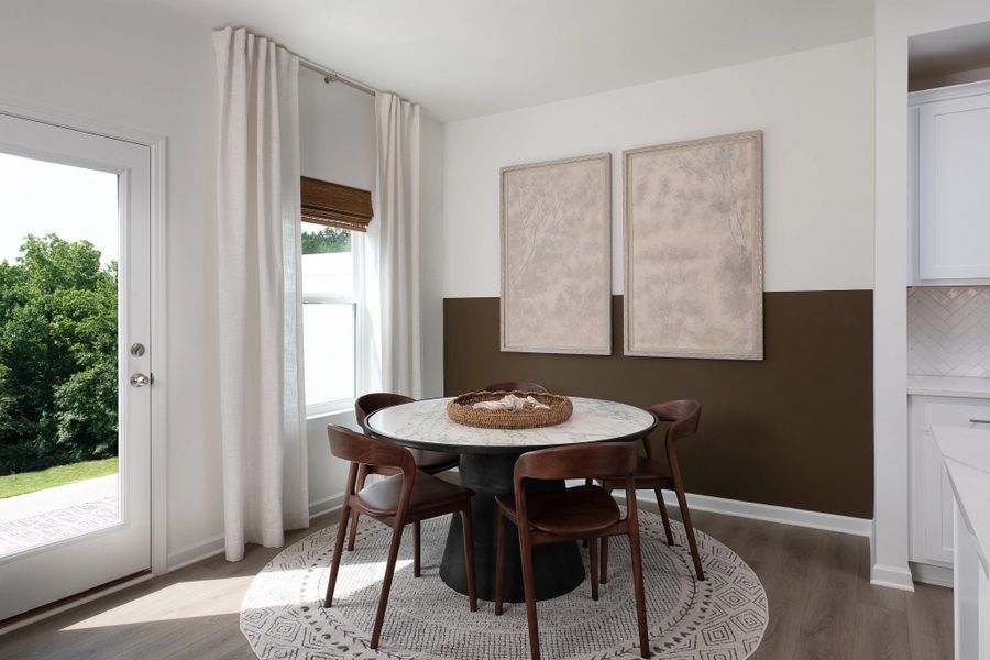 Representative furnished interior of a home built from the Foxglove by Ashton Woods in Leydenview, Mableton (Image 7). Representative furnished interior of a home built from the Foxglove by Ashton Woods in Leydenview, Mableton (Image 7).