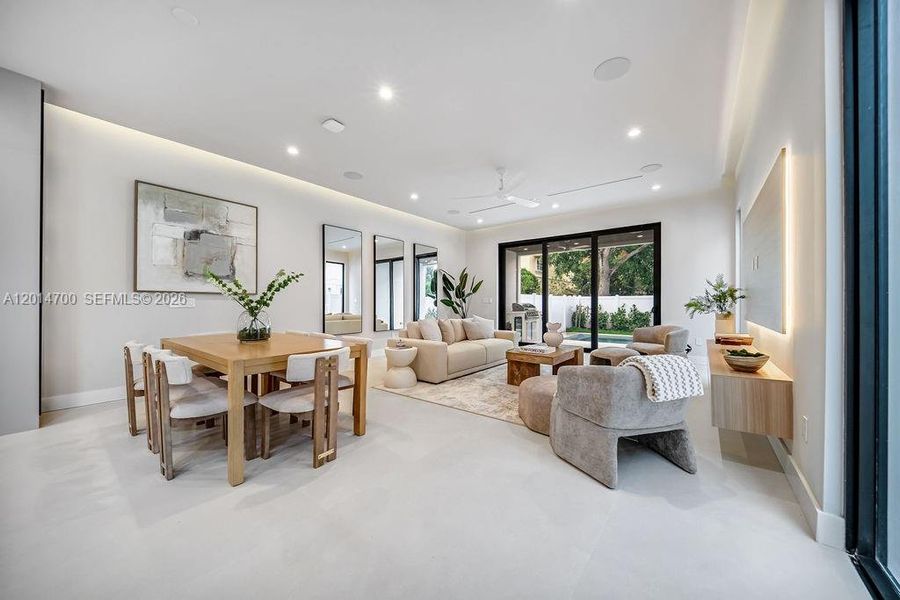 Furnished interior view inside a new home in , Fort Lauderdale (Image 56).