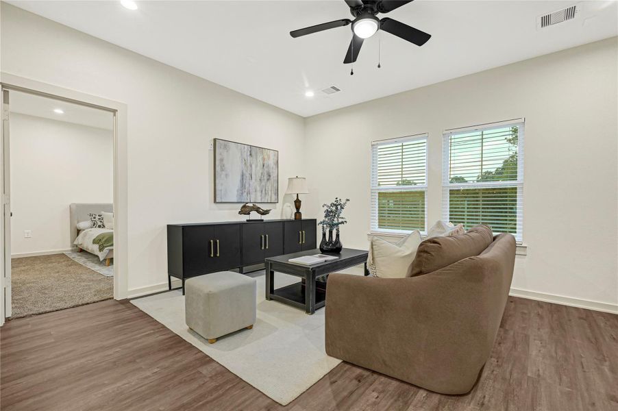 Furnished interior view inside a new home in , Houston (Image 12). Furnished interior view inside a new home in , Houston (Image 12).