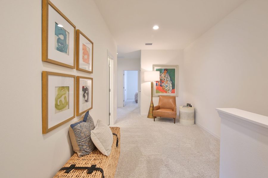 Representative furnished interior of a home built from the Morgan by Neal Communities in SkySail, Naples (Image 15).