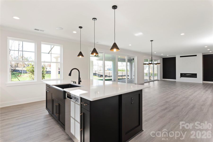 Furnished interior view inside a new home in , Charlotte (Image 5).