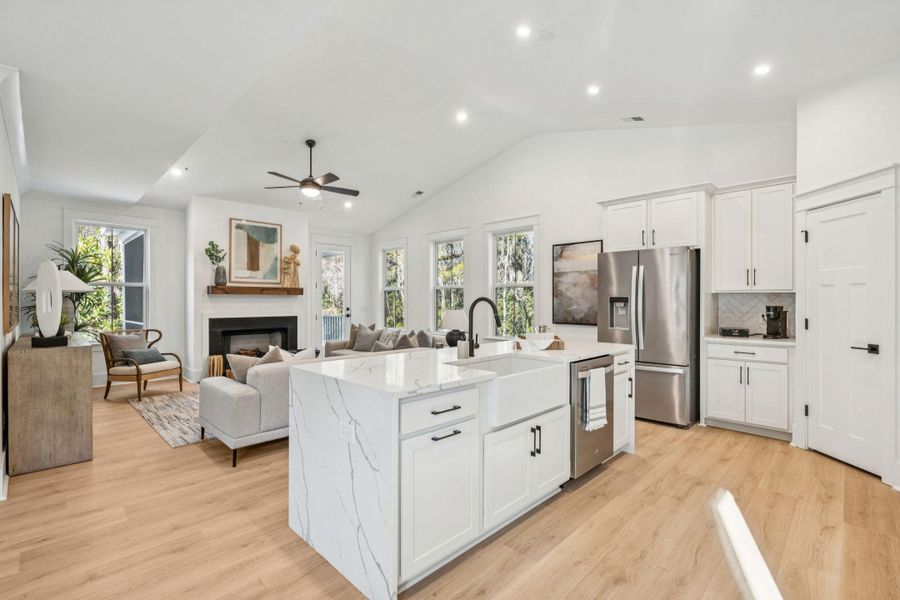 Furnished interior view inside a new home in Waterloo Estates, Johns Island (Image 57).