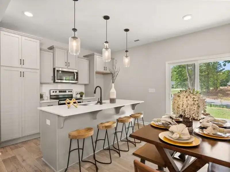 Representative furnished interior of a home built from the Canterbury by True Homes in The Retreat at Reedy Fork Ranch, Greensboro (Image 5).