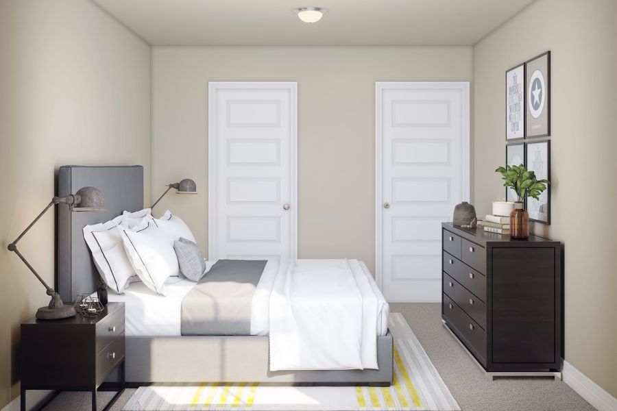 Furnished interior view inside a new home in Mason Woods, Cypress (Image 18).