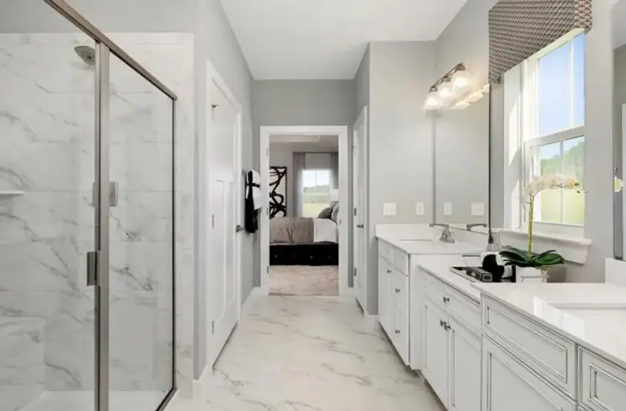 Furnished interior view inside a new home in , Commerce (Image 9).