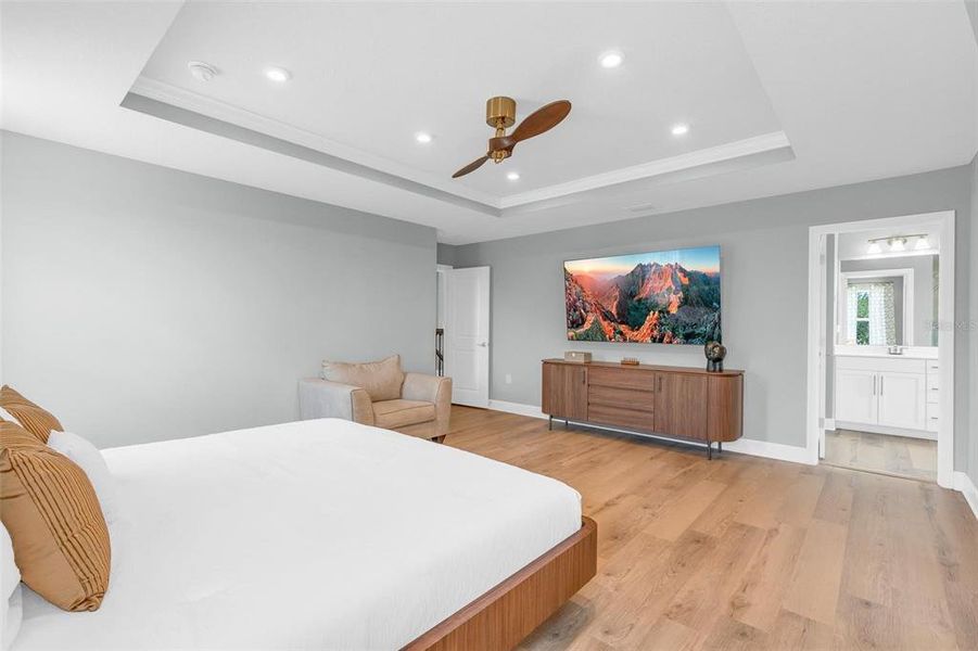 Furnished interior view inside a new home in Bella Terra, Clermont (Image 48).