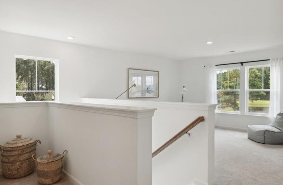 Spacious, unfurnished interior of a new home in Sweetgrass at Summers Corner, Summerville (Image 21).