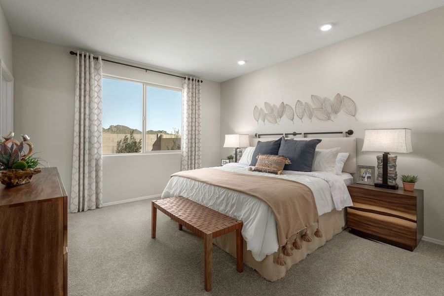 Representative furnished interior of a home built from the 1465 Modeled by KB Home in Saguaro Haven, Tucson (Image 7).