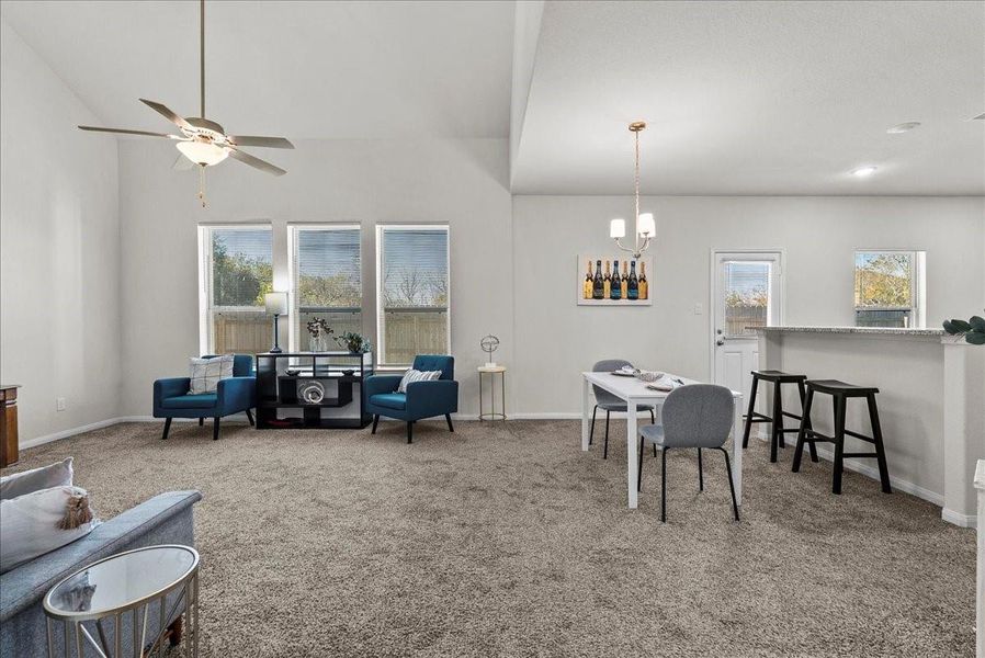 Furnished interior view inside a new home in Mecom Way, Hitchcock (Image 7). Furnished interior view inside a new home in Mecom Way, Hitchcock (Image 7).