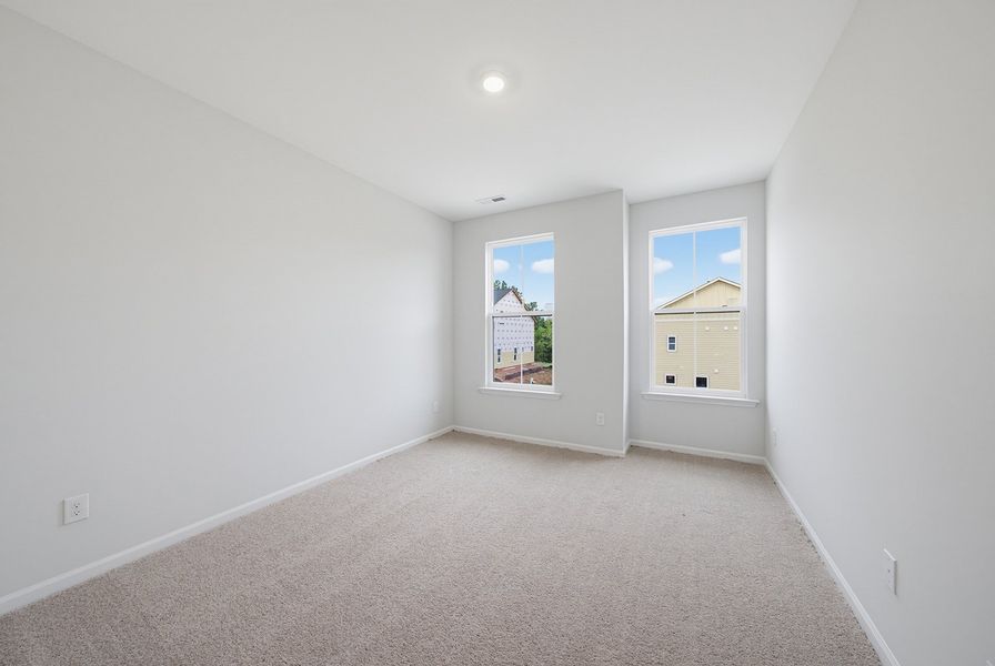 Spacious, unfurnished interior of a new home in Sweetbrier, Durham (Image 21). Spacious, unfurnished interior of a new home in Sweetbrier, Durham (Image 21).