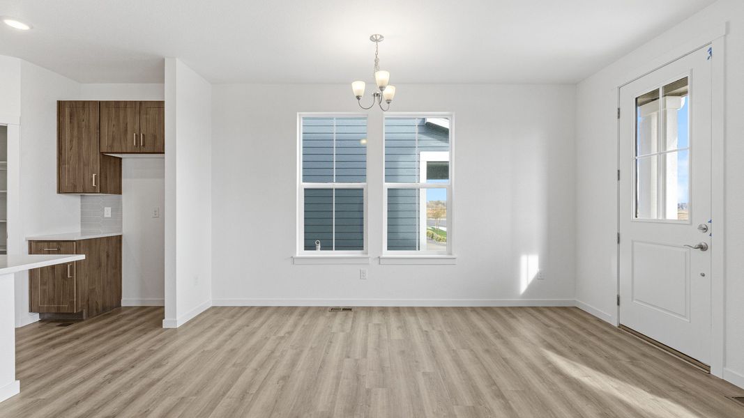 Furnished interior view inside a new home in Timnath Lakes, Timnath (Image 7).