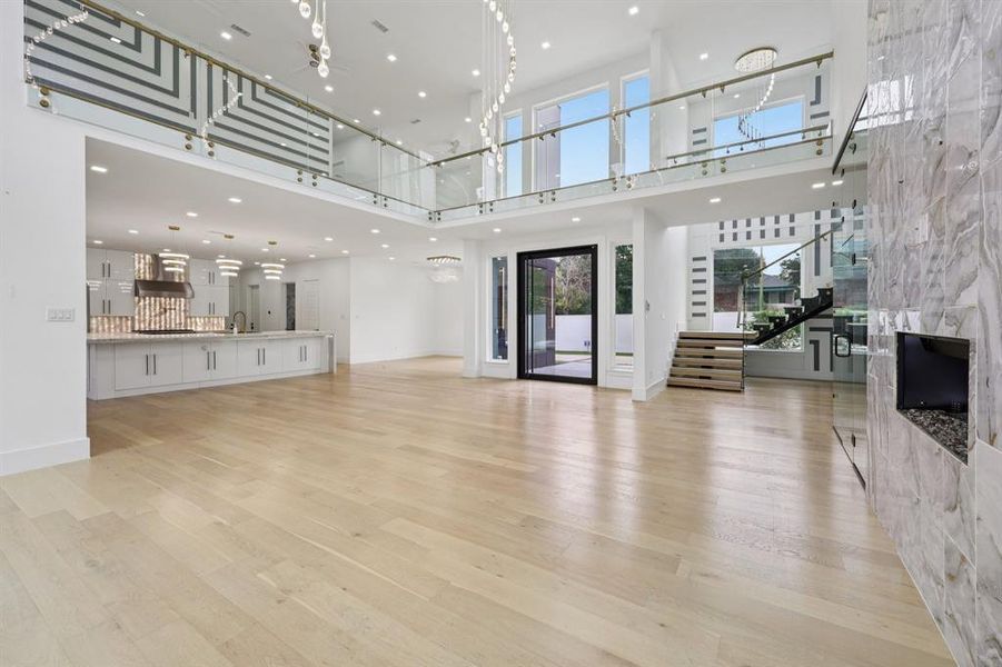 Furnished interior view inside a new home in , Dallas (Image 13).