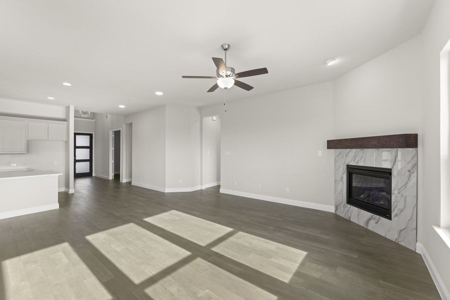 Spacious, unfurnished interior of a new home in Brookshire at Legacy Hills, Celina (Image 19). Spacious, unfurnished interior of a new home in Brookshire at Legacy Hills, Celina (Image 19).
