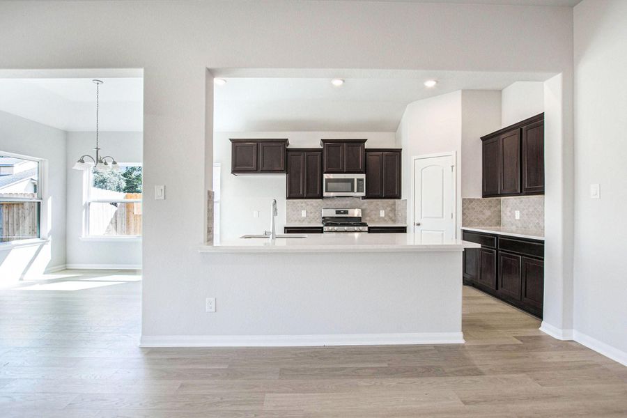 Furnished interior view inside a new home in , Bay City (Image 7).