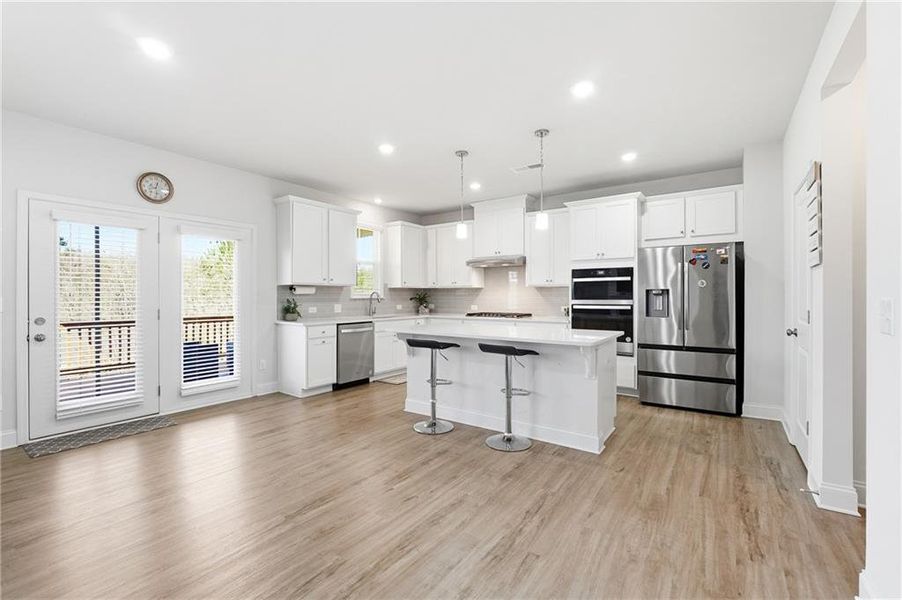 Furnished interior view inside a new home in Carmichael Farms, Canton (Image 6).