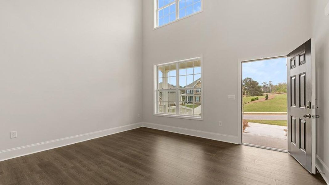 Spacious, unfurnished interior of a new home in Haven Abbey, Cumming (Image 18). Spacious, unfurnished interior of a new home in Haven Abbey, Cumming (Image 18).